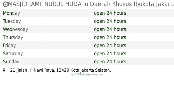 Masjid Nurul Huda Gandaria: Pusat Berkah di Tengah Kehidupan Cilacap
